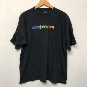 Vintage Elton John 90s Y2K T-Shirt Tee Top Size XL X-Large B324 -8
